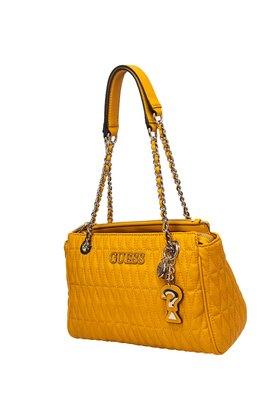 Guess shop yellow handbag