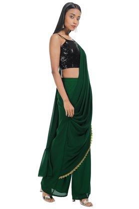 Palazzo pants with attached sales dupatta