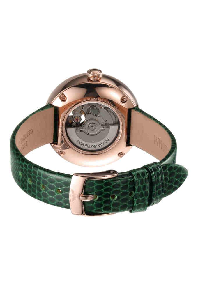 Armani watch 2024 green strap