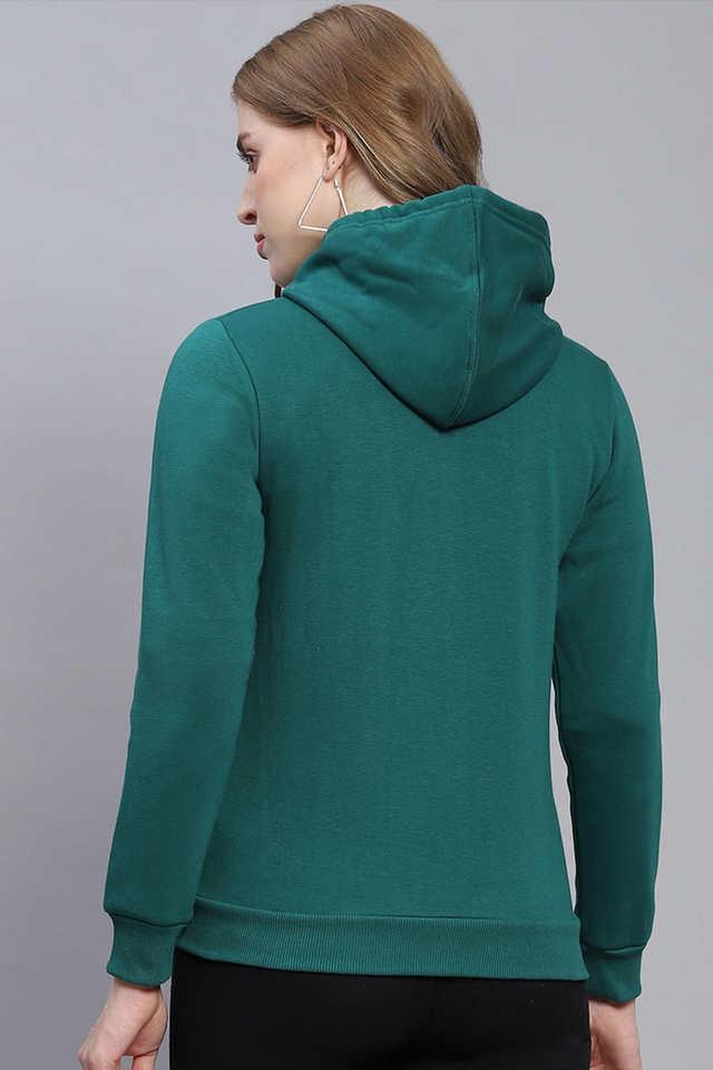 Green sweatshirt online women's