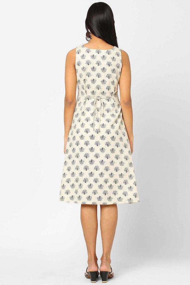 Boat neck outlet frock