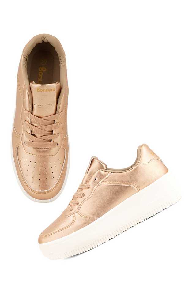 Rose gold sport store shoes