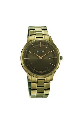 Titan slim sale gold watch