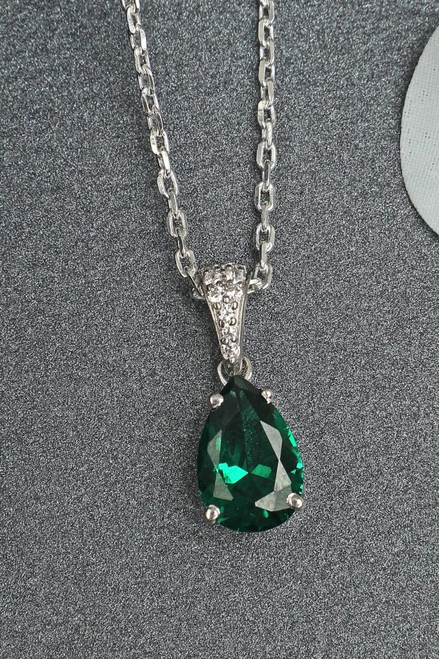 Dark Green Alloy Festival Wear Necklace - Zakarto