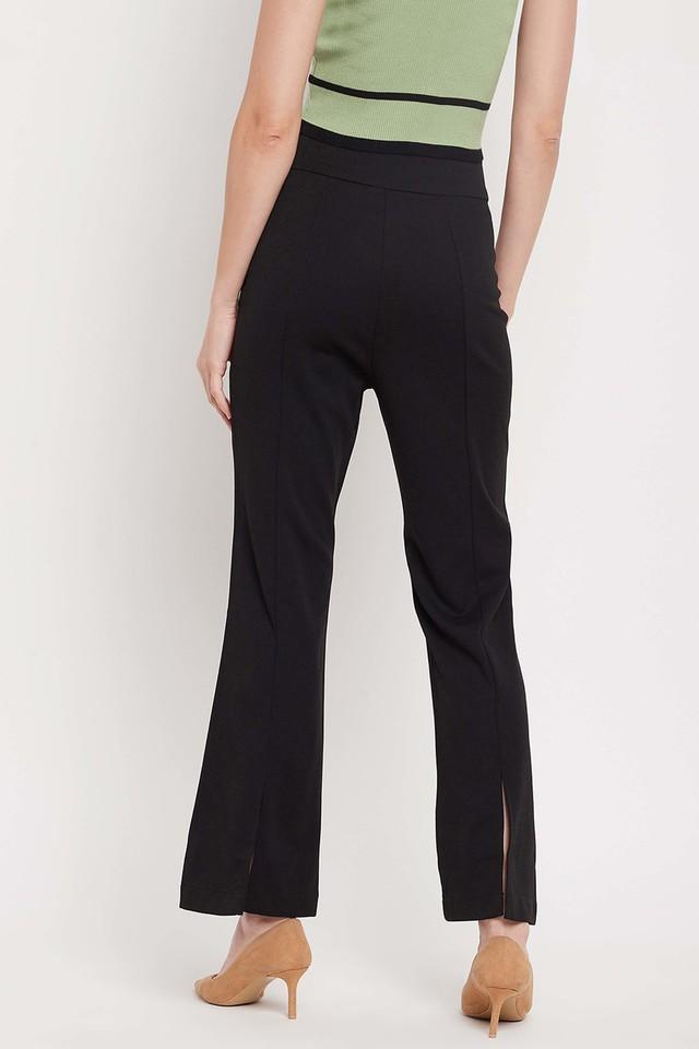 Buy COTTON ON Women Black Loose Fit Solid Regular Trousers  Trousers for  Women 9270657  Myntra