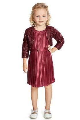 Girls on sale burgundy shrug