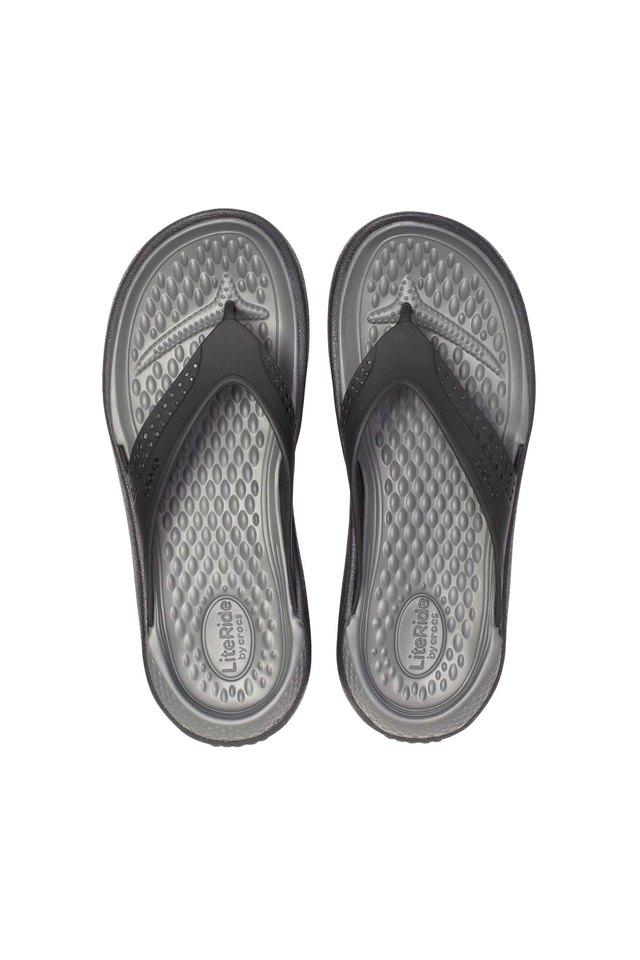 Mens discount slippers gray