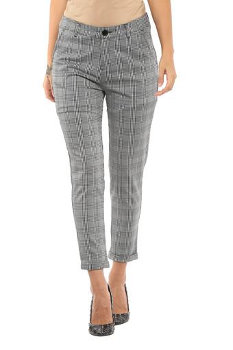 ladies checked pants