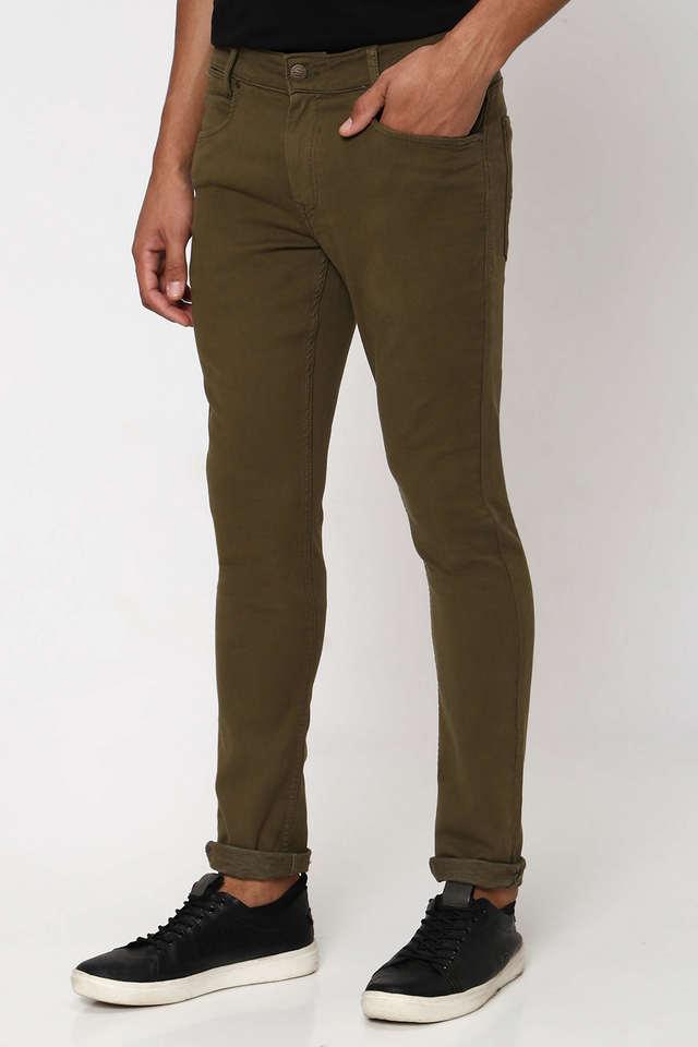 MUFTI -  Green Casual Trousers - Main