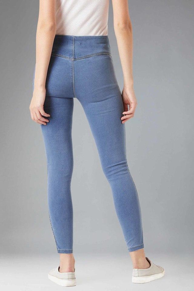 DOLCE CRUDO Grey Skinny Fit Jeggings