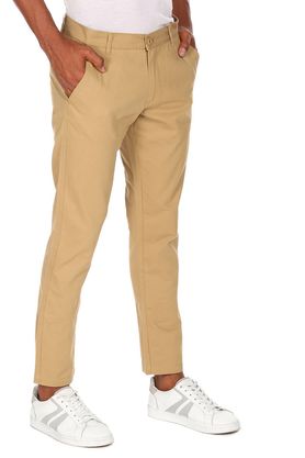 Buy online Olive Textured Casual Trouser from Bottom Wear for Men by Ruggers  for 939 at 61 off  2023 Limeroadcom