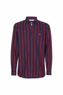 Tommy hilfiger store red striped shirt