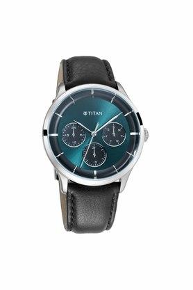 Light leather sale titan watches