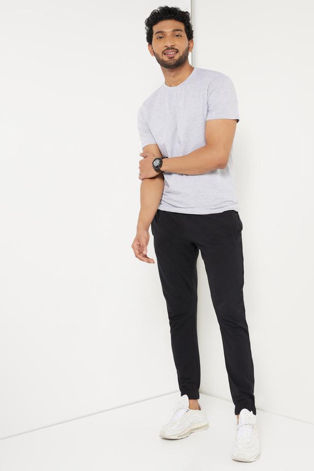 Slim fit best sale black joggers