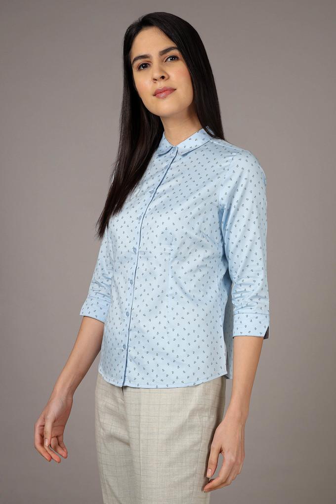 Cotton formal shirts for hot sale ladies