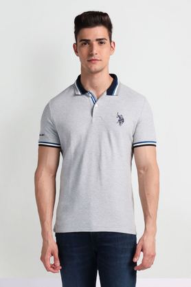 U.S. POLO ASSN. DENIM - Grey T-Shirts & Polos - 2