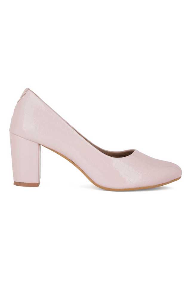 Pink pumps clearance block heel