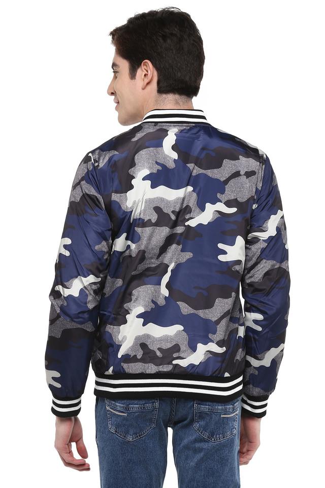 Camo jacket with blue on sale jeans