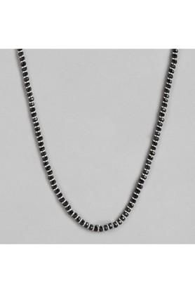 Black sterling online silver necklace chain