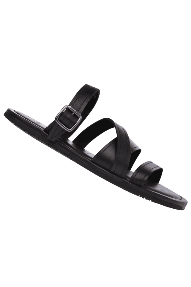 VAN HEUSEN -  Black Sandals & Floaters - Main