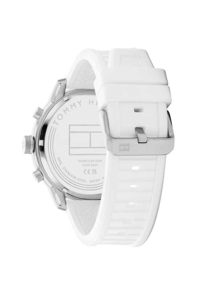 Tommy hilfiger analog discount white dial men's watch