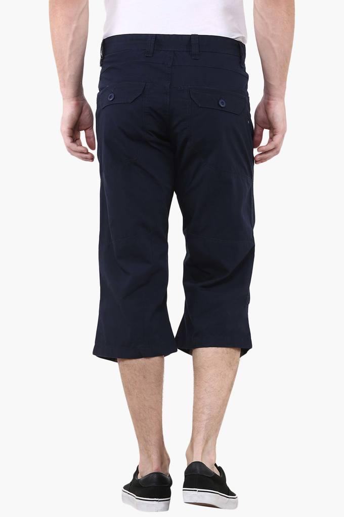 Men 3/4 Length Cargo Midi Pants Shorts Casual Cotton Trousers Pants Plus  Size | eBay