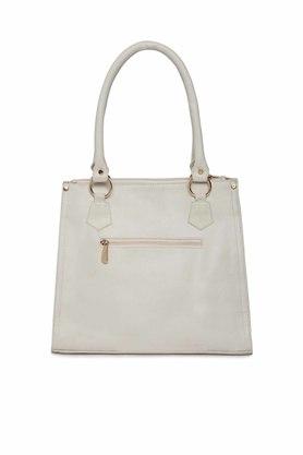 White discount structured bag