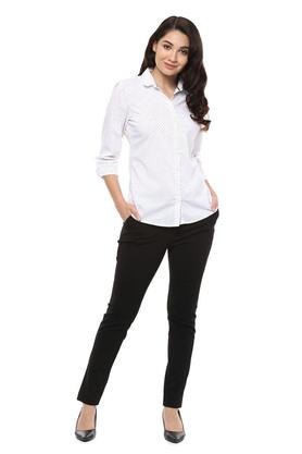 Cream & Black Plain Girl Formal Trouser at Rs 600/piece in