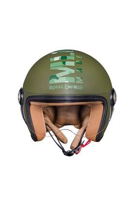 Royal enfield green cheap helmet