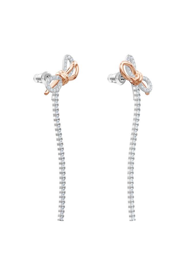 Swarovski lifelong discount bow earrings