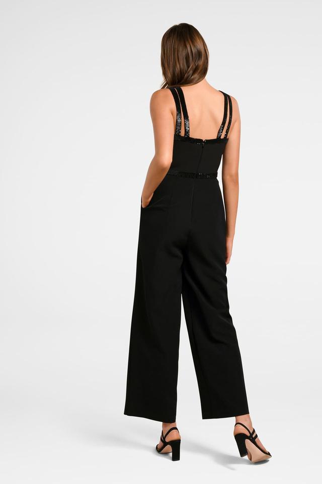 Buy online Women Black Crepe Full Leg Jumpsuit With Jacket from western  wear for Women by Galwiz for ₹549 at 73% off | 2024 Limeroad.com