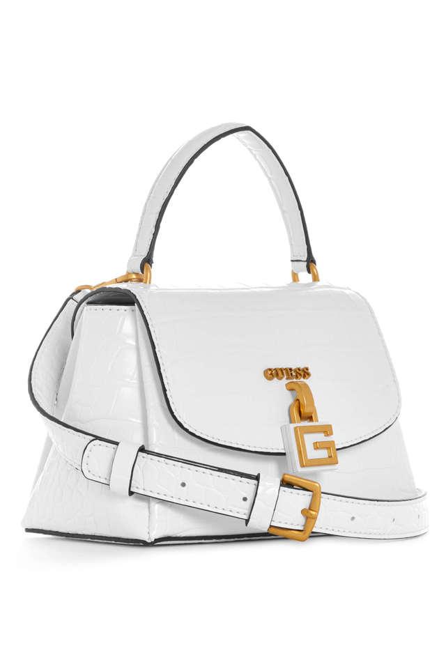 Guess white sling online bag