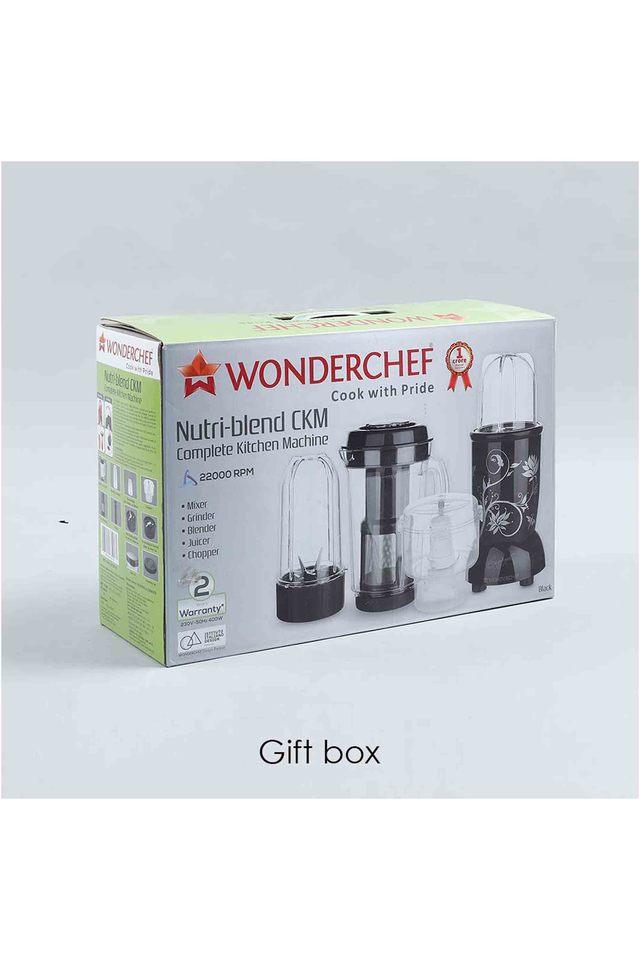 Buy WONDERCHEF Nutri Blend Complete Kitchen Machine Black Shoppers Stop