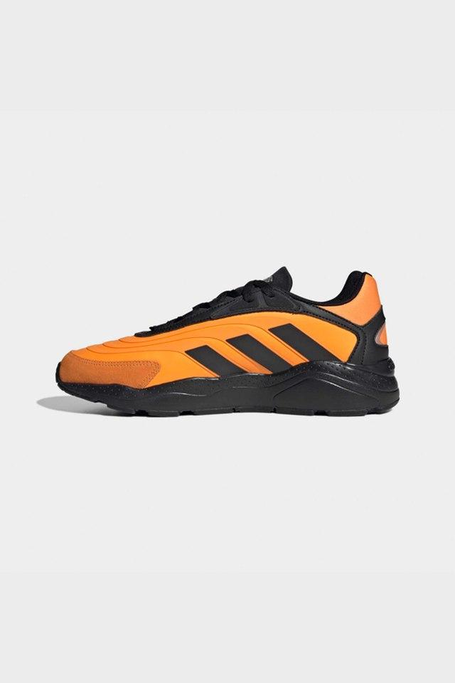 Adidas men's shop orange leather shoes