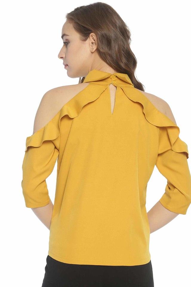 IS.U -  Mustard Tops & Blouses - Main