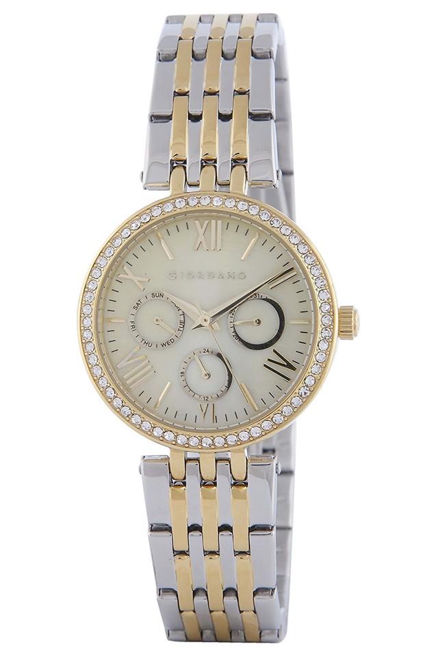 Womens Silver Rose Gold Dial Multifunction Watch 2845 55