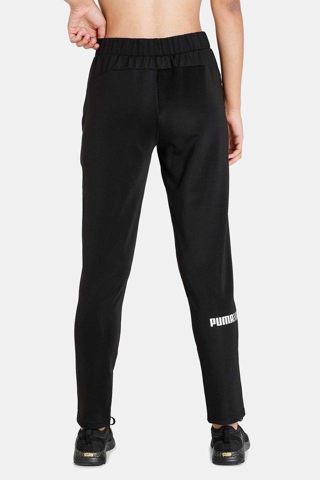 Buy PUMA Black Regular Fit Cotton Blend Womens Active Wear Pants  Shoppers  Stop