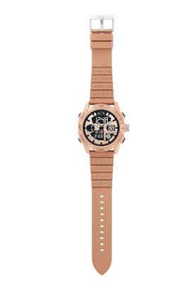 Buy ARMANI EXCHANGE Quartz 46 mm Rose Gold Dial Rubber Digital