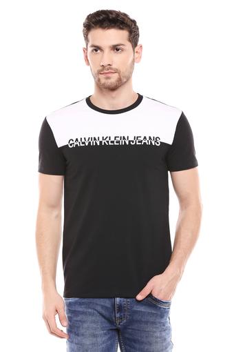 calvin klein jeans black t shirt