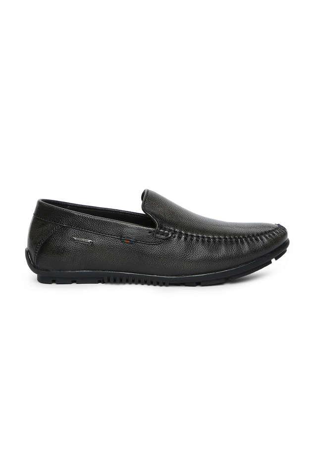 Armani black leather best sale shoes