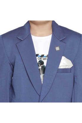 Buy SPYBY Solid Polyester V Neck Boys Party Wear Blazer Shoppers