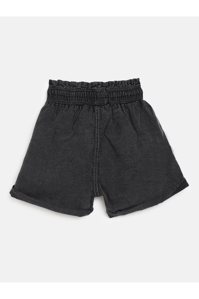 TALES & STORIES -  Black Shorts - Main