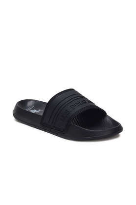 Buy U.S. POLO ASSN. Black EVA Regular Mens Slides Shoppers Stop