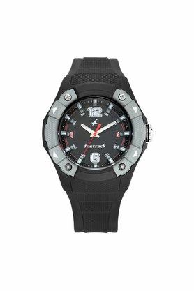 Trendies grey dial sale silicone strap watch