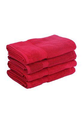 Buy BIANCA Burgundy Ultra Soft Zero Twist 100 Cotton Towel Hygro