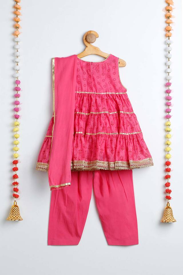 KARROT -  Fuschia Salwar Kurta Set - Main