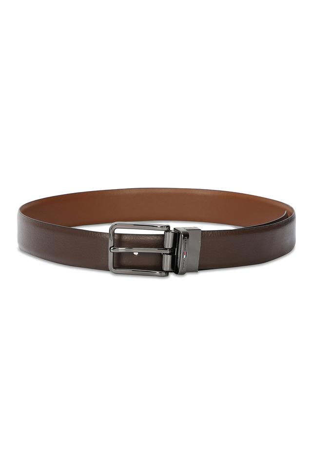 Buy HILFIGER Solid Leather Mens Reversible Belt Shoppers Stop