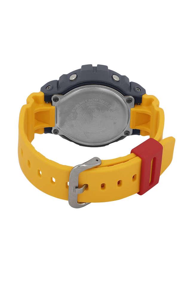 Casio g shock yellow hot sale strap