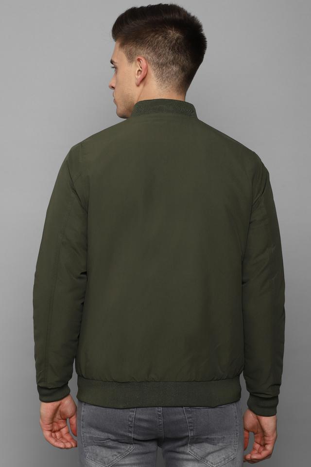 Solid Men Olive Green Jacket - FS Fashion Sutra