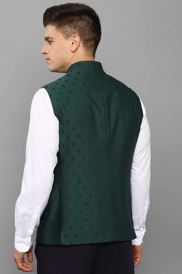 Allen Solly Polyester Viscose Elastane 44 Nehru Jacket - Get Best Price  from Manufacturers & Suppliers in India